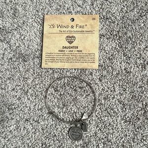 Daughter Wind and Fire Silver Bracelet